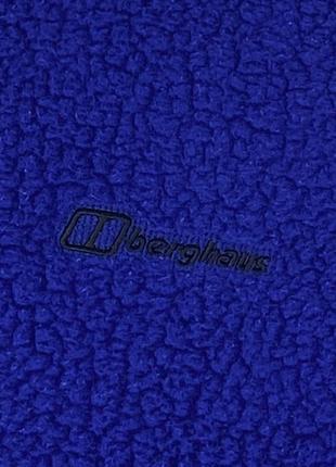Флисовая тедди кофта berghaus teddy fleece jacket polartec темно синяя оригинал трекинговая туристическая размер м m3 фото