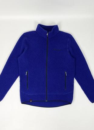 Флисовая тедди кофта berghaus teddy fleece jacket polartec темно синяя оригинал трекинговая туристическая размер м m