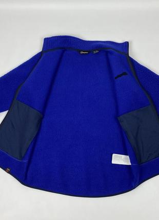 Флисовая тедди кофта berghaus teddy fleece jacket polartec темно синяя оригинал трекинговая туристическая размер м m7 фото