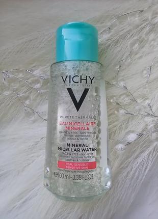 💓vichy purete thermale mineral micellar water мицеллярная вода для чувствительной кожи лица и глаз2 фото