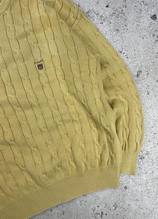 Gant vintage sweater винтажная кофта светер оригинал4 фото