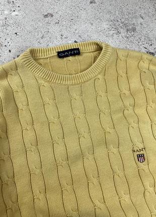 Gant vintage sweater винтажная кофта светер оригинал5 фото