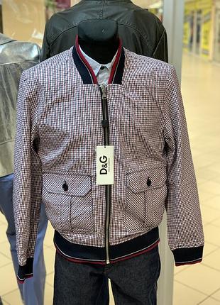 Куртка-бомбер, двосторонній,dolce&gabbana,бавовна