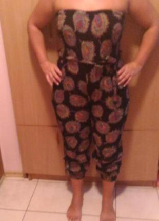 Легкий натуральний комбінезон ромпер