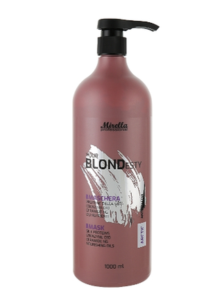 Маска для арктичних відтінків блонд mirella arctic your blondesty hair mask 1000мл1 фото