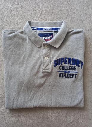 Брендова футболка поло superdry.