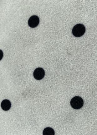 Комбінезон шорти з відкритими плечима воланом ромер у горох білий new look9 фото