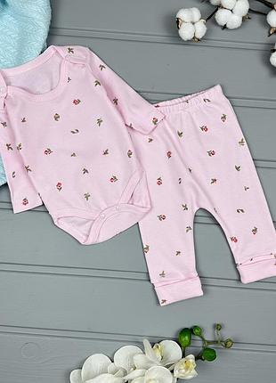 Боди комплект роза