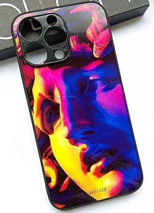 Чехол для iphone 14 pro max силиконовая накладка с рисунком artcase1 фото