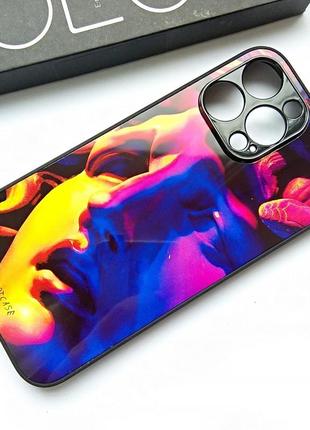 Чехол для iphone 14 pro max силиконовая накладка с рисунком artcase2 фото