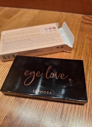 Палетка теней для век eye love sephora collection4 фото