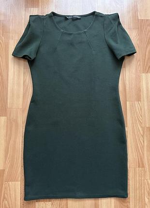 Сукня темно-зелена zara