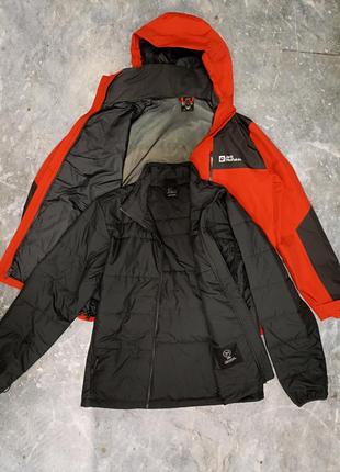 Мужская куртка jack wolfskin jasper 3 в 1