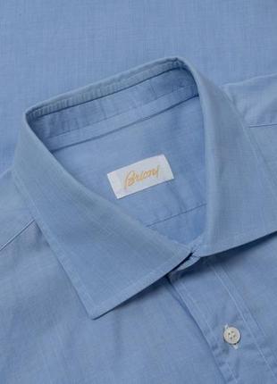 Brioni&nbsp; blue shirt&nbsp;&nbsp;мужская рубашка1 фото