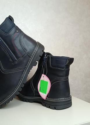 Новые детские ботинки сапожки черевики на мальчика 35 36 размер5 фото