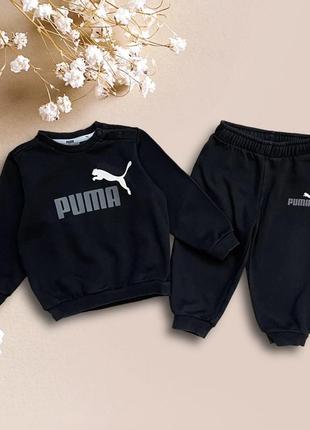 Теплый костюм puma (оригинал) на 9-12 месяцев