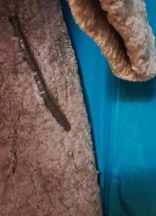 Пальто шуба фенч из натуральной цигейки7 фото