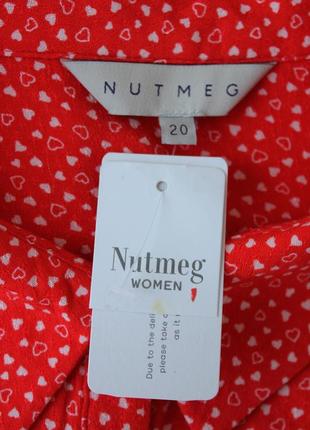 Подовжена сорочка, блуза в сердечках nutmeg2 фото