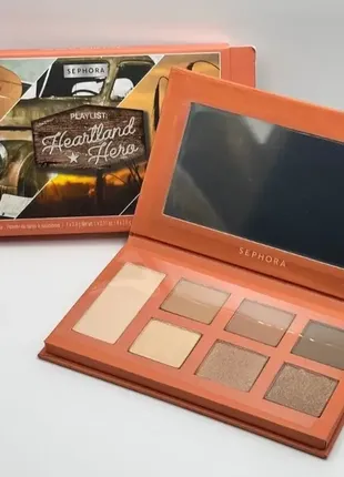 Палетка теней для век sephora playlist collection playlist: heartland hero eyeshadow lalette