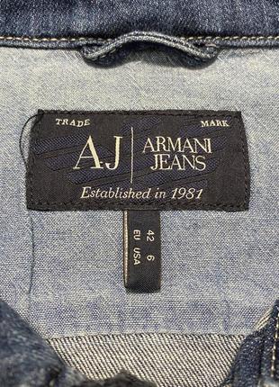 Куртка джинсовка женская стретчевая оригинал от armani jeans2 фото