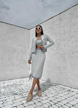 Кашеміровий костюм трійка