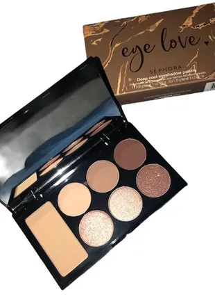 Палетка тіней для повік sephora collection eye love deep cool eyeshadow palette