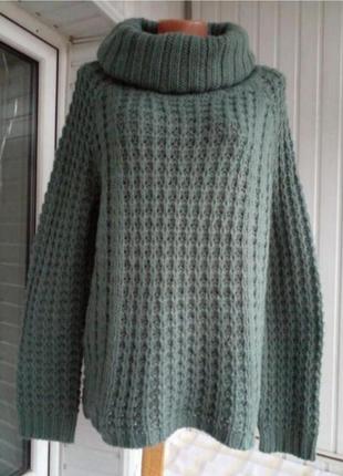 Брендовый толстый шерстяной свитер джемпер большого размера батал3 фото
