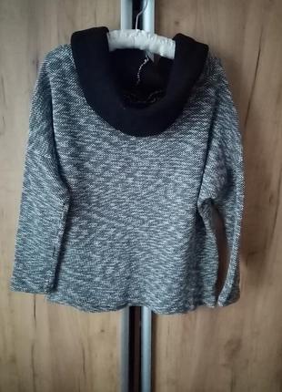 Кофта с хомутом оверсайс