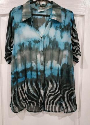 Свободная шифоновая блузка