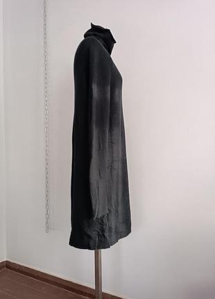 Платье -гольф из шерсти esprit , xs, чёрное базовое.7 фото