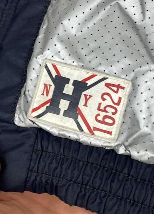 Водоотталкивающий бомбер / куртка tommy hilfiger sailing usa 85 ny оригинал темно синяя ветровка размер м m6 фото