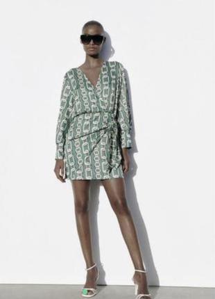 Платье zara на запах из новой коллекции🤍