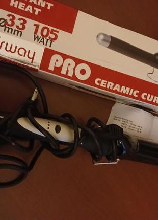 Плойка hairway ceramic styling iron 33 мм