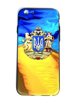 Чохол wk +cl-1913 ukraine iphone 7 синьо-жовтий