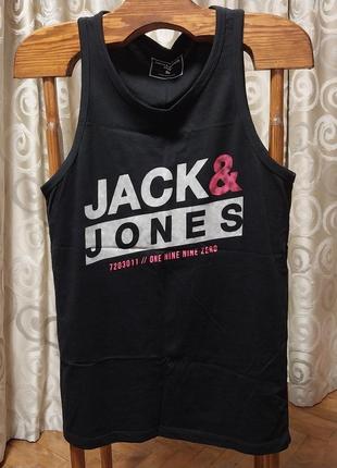 Новая качественная брендовая майка jack&amp;jones core 100% cotton1 фото