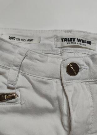 Белые джинсы скинни tally weijl soho для девочки6 фото