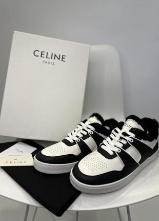 Кеди теплі в стилі celine хутро