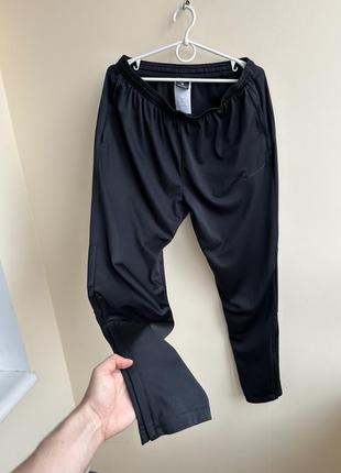 Nike спортивные штаны мужские черные с м dri fit для спорта2 фото