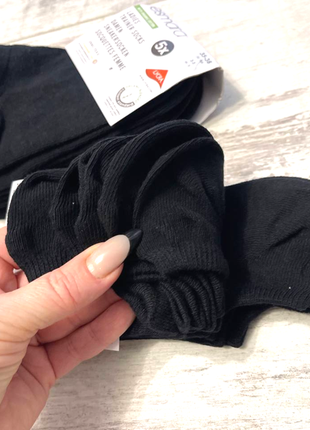 Короткие женские носки черные упаковка 5 пар esmara размер 35-38.4 фото