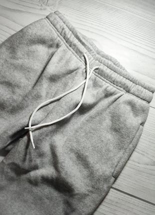 Теплый серый флисовый спортивный костюмга молнии9 фото