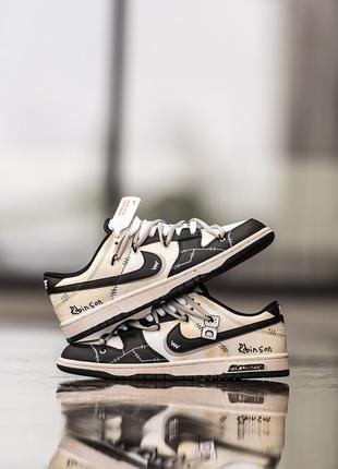 Мужские кроссовки size nike sb dunk low robinson / найк сб данк лоу демисезонные / весенние, летние, осенние, данки качественные2 фото