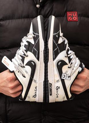 Мужские кроссовки size nike sb dunk low robinson / найк сб данк лоу демисезонные / весенние, летние, осенние, данки качественные8 фото