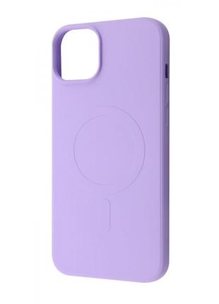 Чохол wave colorful case with magnetic ring (tpu) iphone 14 plus/15 plus light purple