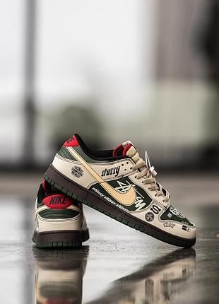 Мужские кроссовки nike sb dunk low x stussy "bmw m3" / найк сб данк лоу3 фото