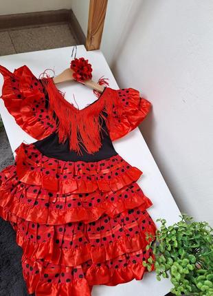 Костюм, платье испаночка, цыганочка 2-4 года2 фото