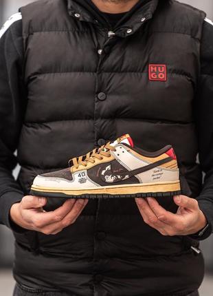 Мужские кроссовки nike sb dunk low x stussy 40th / найк сб данк лоу4 фото