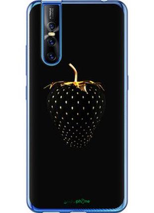 Чехол на vivo v15 pro черная клубника "3585u-1763-2448"