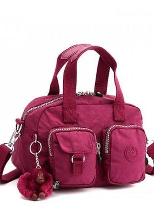 Женская сумка kipling defea bag color label berry2 фото