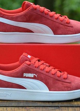 Оригинальный puma! красные кеды puma vikky v2 women's sneakers пума2 фото