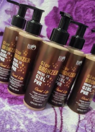 Крем-тон "жидкие чулки" bioworld secret life liquid stockings glow bronzer